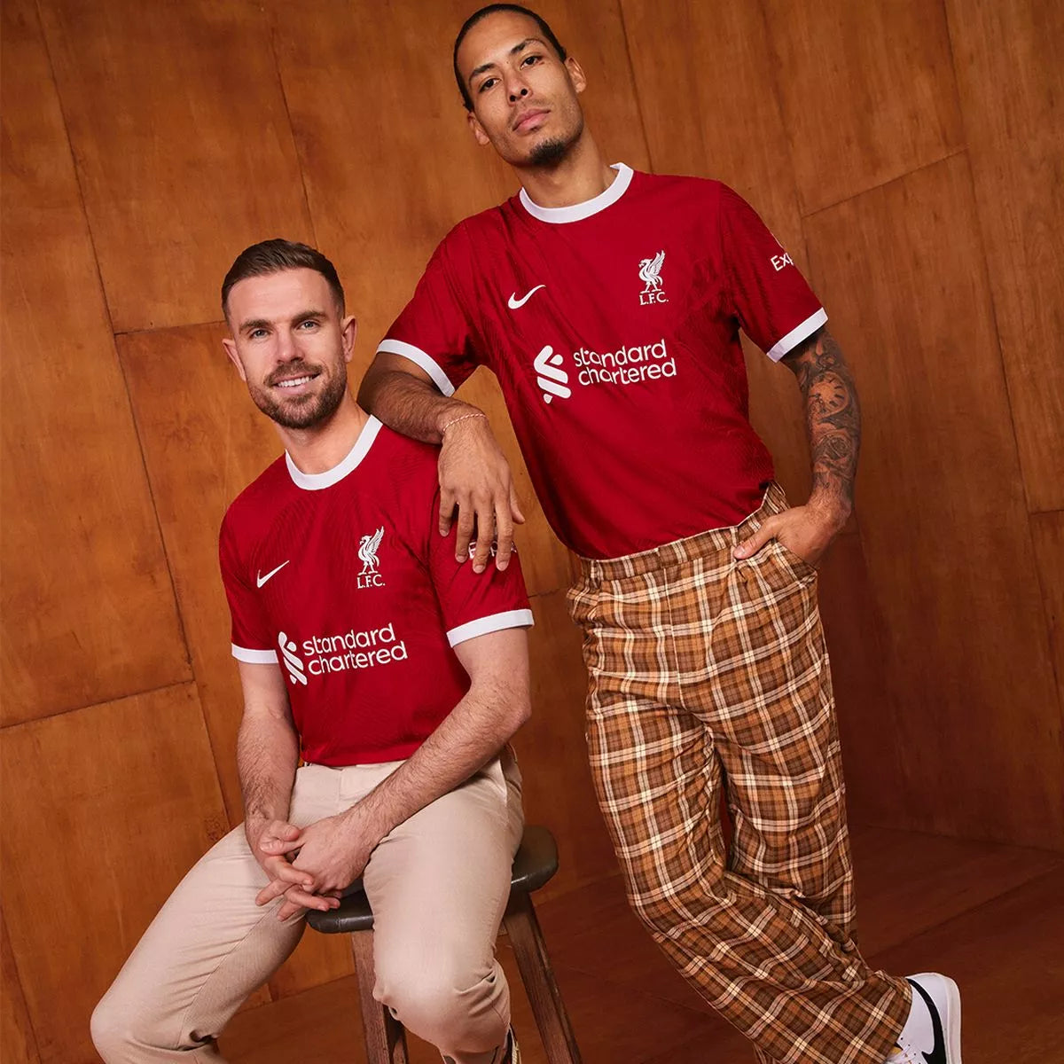 Liverpool home kit 23/24 players  version