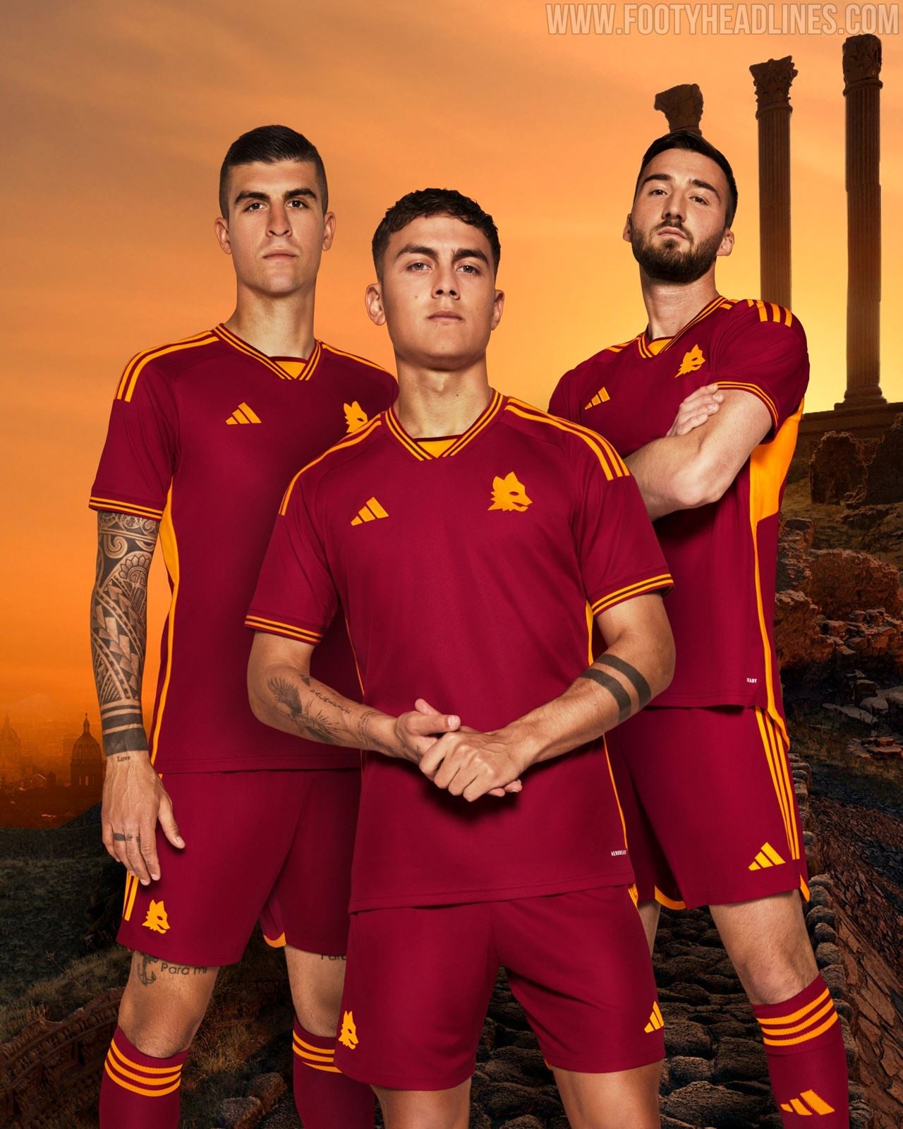 Roma home kit 23/24 players version